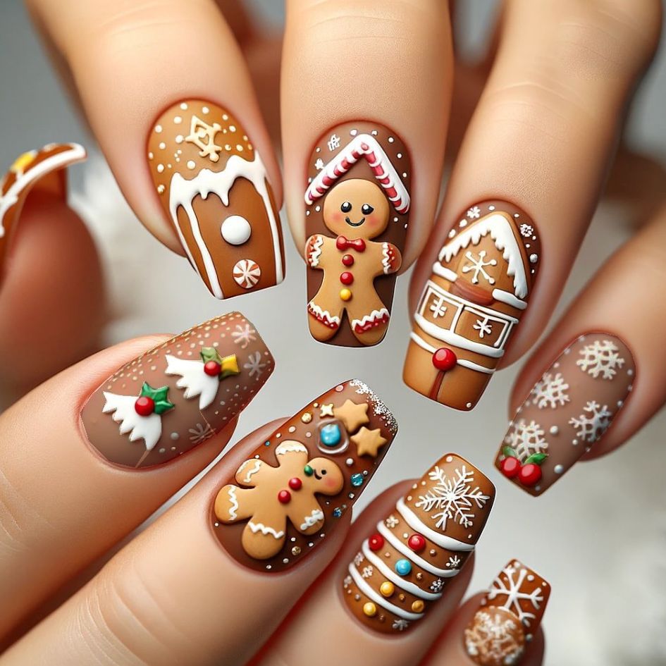 Wholesale Christmas gingerbread man, cute snowflake, wearing armor