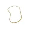 Wholesale Jewelry Retro Solid Color 304 Stainless Steel 18K Gold Plated Plating Necklace
