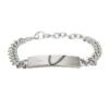 Wholesale Fashion Heart 201 Stainless Steel No Inlaid Bracelets In Bulk