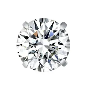 Titanium Natural Color Pointed Bottom (white Zirconium) / M0.9 Thread*2.5mm