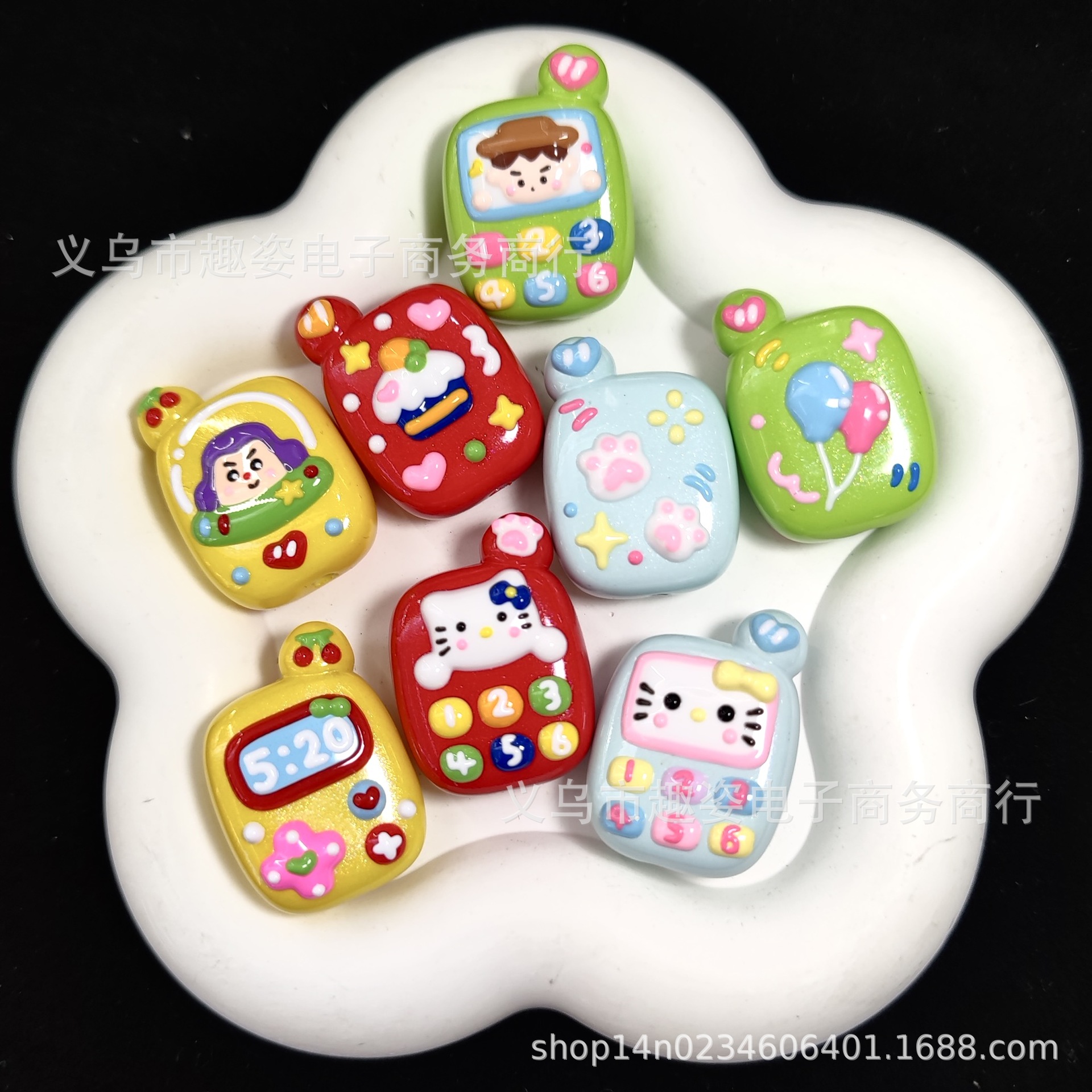 Wholesale Cute Card Color Beaded