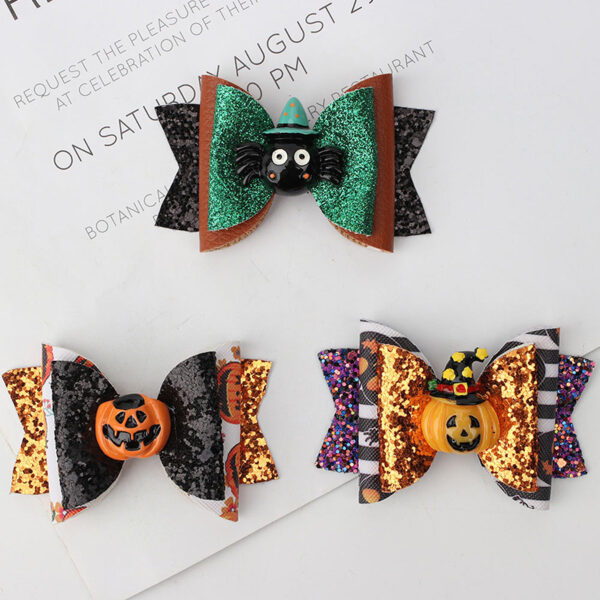 Wholesale Halloween Bow Hairpin
