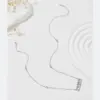 Wholesale Simple Style Shiny Geometric Copper Plating Inlay Zircon 18k Gold Plated Pendant Necklace