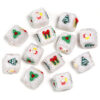 Wholesale New Christmas Sugar Square Beads DIY Bracelet Beads