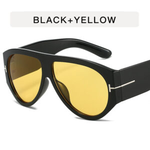 As shown in the picture / Bright black and yellow slices