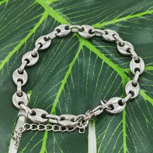 Steel Color 13mm / Bracelet 17cm 5cm