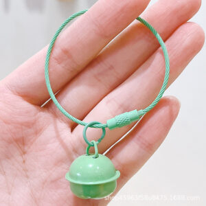 Green wire ring + 22 bells