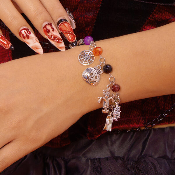 Wholesale Cartoon Funny Pumpkin Ghost Bracelet