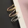 Wholesale Simple Style Heart Shape Stainless Steel Inlay Zircon Nose Ring 1 Piece Nose Pin