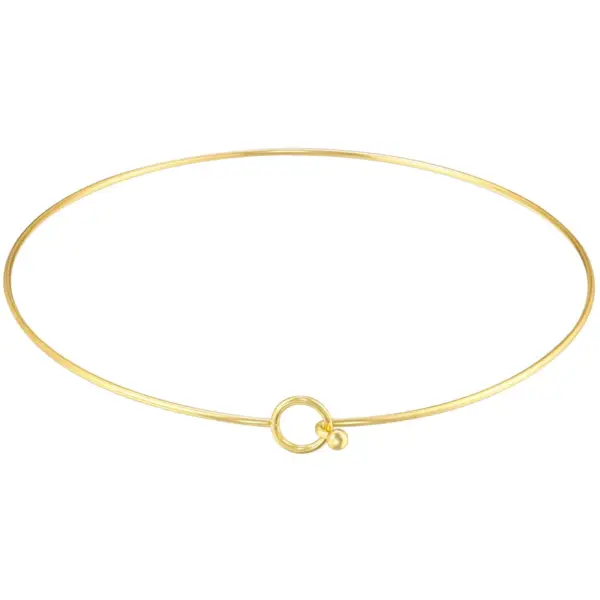 Wholesale Jewelry Casual Simple Style Geometric 304 Stainless Steel 18K Gold Plated Choker