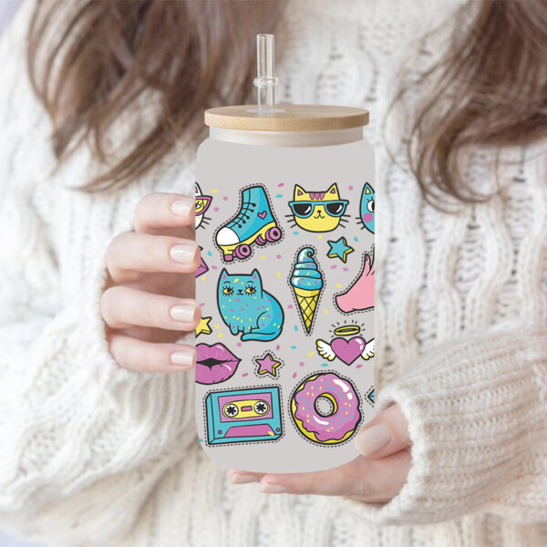 oly-004fbe4eea46945560c4ade84fed795e Wholesale Uv Transfer Sticker Glass Cup Crystal Sticker 16oz Cup UV DTF Wraps