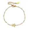 Wholesale Elegant Cute Handmade Tortoise Steel Twisted Rope Chain Lobster Trigger Clasp Closure Chain & Link Bracelets Wholesale