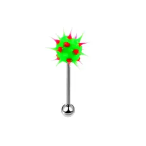 Silicone Hair Ball Tongue Pin 1.6*16 5 8 Random Color