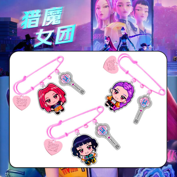 Wholesale Cartoon Acrylic Keychain Brooch OLY Exclusive