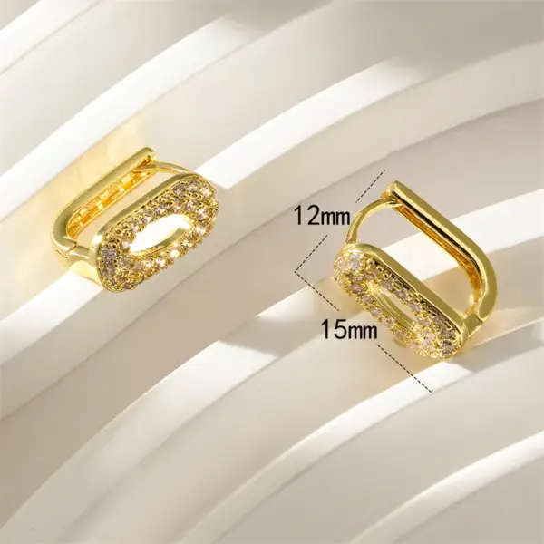 Wholesale 1 Pair Casual Simple Style Round Solid Color Plating Brass 18K Gold Plated Earrings
