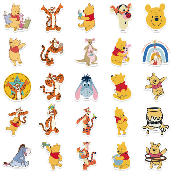 Wholesale 50 Cartoon Teddy Bear Doodle Stickers