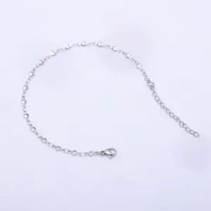 Small Peach Heart / Necklace 40 5cm