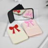 Wholesale Bow-shaped folding makeup mirror (flat mirror)