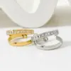 Wholesale Fashion C Shape Inlay 304 Stainless Steel Zircon 16K Gold Plated White Gold Plated Gold Plated Stainless Steel Earrings