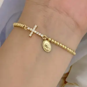 Gold / See Size Chart / Our Lady Model 2