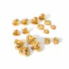 Wholesale PVD Coated Real Gold Plated Heart Shape 304 Stainless Steel Classic Style Waterproof Non Tarnish Drop Earrings Ear Studs