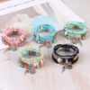Wholesale Hot Selling Exotic Bohemian Bracelet Artistic Popular Wings Tower Pendant Exquisite Rice Beads suit Women
