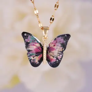 Colorized Butterfly Gold A2875