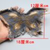 Wholesale Denim Tassel Edge Butterfly Cloth Sticker Patch Embroidered Piece Cloth Sticker Clothing Bag Hand-stitched Decorative Cloth Sticker DIY Accessories