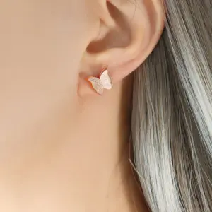 F033-Rose Gold Earrings