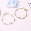 Wholesale Fashion Geometric Copper No Inlaid Women's Anklet
