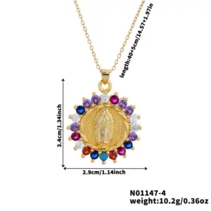 Gold O-Shaped Chain N01147-4