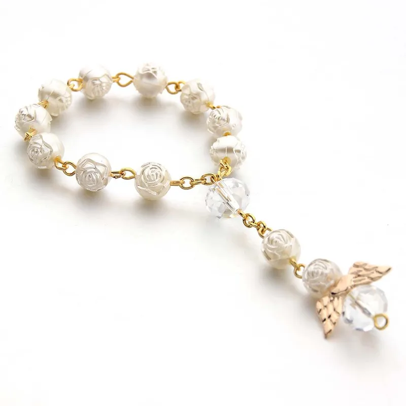 Wholesale Simple Style Cross Imitation Pearl Wholesale Beaded Bracelets