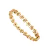Classic Style Solid Color Titanium Steel Plating Gold Plated Bangle