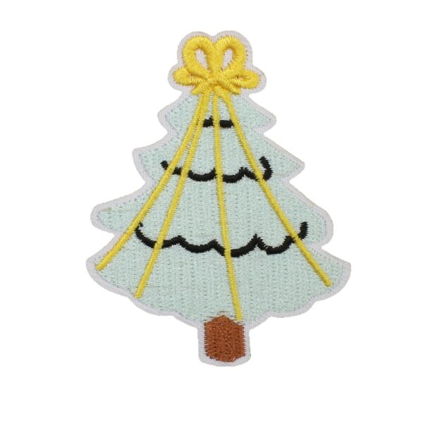 Wholesale Christmas Tree Series Embroidered Applique