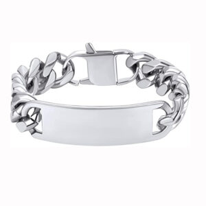 10.0 Cuban chain length 21cm stainless steel