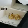 304 Stainless Steel Solid Color PVD Coated 18K Real Gold Plated 18K Gold Simple Style Classic Style Waterproof Non Tarnish Plating 18K Gold Ear Cuffs