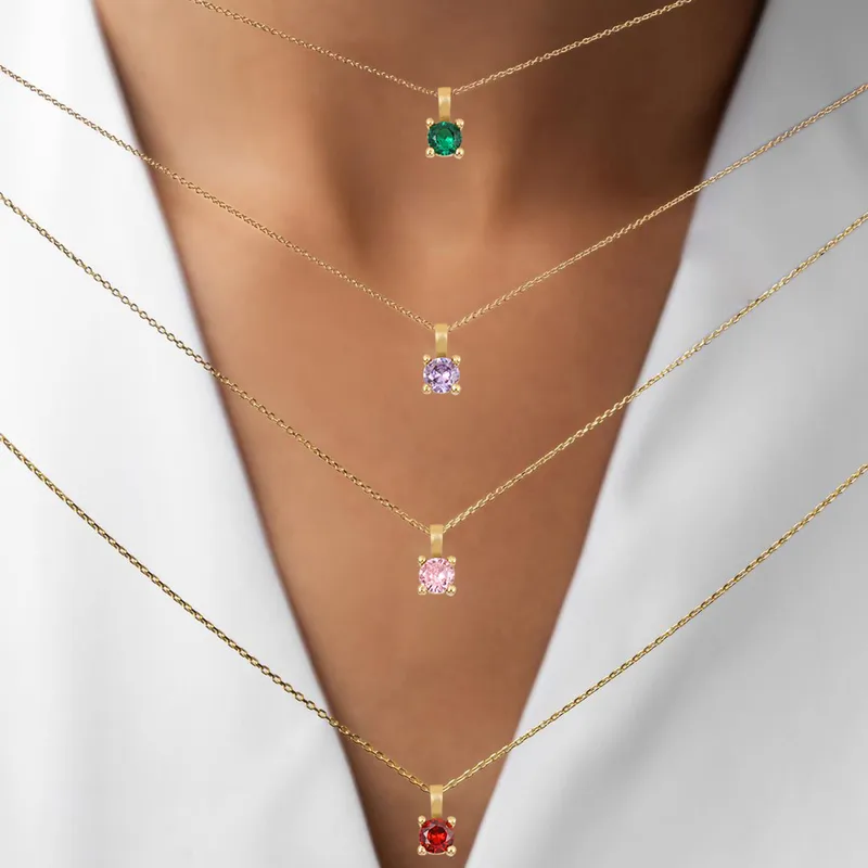Wholesale PVD Coated Real Gold Plated Square 201 Stainless Steel Artificial Crystal Elegant Simple Style Classic Style Waterproof Non Tarnish 201 Stai