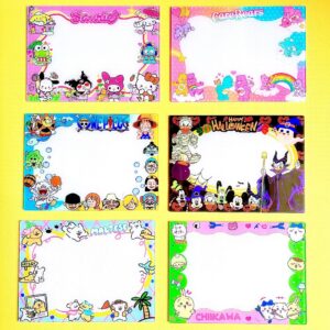oly-00ec0e556161c8959d6cb8ca8ce10a5d Wholesale New Acrylic Writing Board Message Board Sanrio One Piece Rainbow Bear Cross-Border Tk Us and Japan Version Hot 15cm
