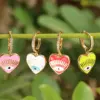 Wholesale New Fashion Love Eyes Oil Dripping Devil's Eye Earrings