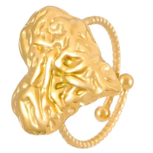 18K Real Gold / Red Heart