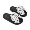 oly-00fa3f6acb692f06241b7c8c013d72ef Wholesale delivery fashion lka dot bow slippers women's summer outer wear thick bottom indoor one-word sandals beach shoes