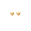 Wholesale PVD Coated 18K Gold Plated Heart Shape Stainless Steel Cute Waterproof Non Tarnish Ear Studs