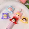 Wholesale Rubber Bead Cartoon Girl Beads