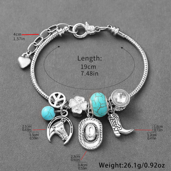 oly-0116b5b7f6dc7000ac5478678f846b4d Wholesale Retro Western Cowboy Style Bracelet