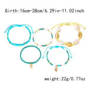 Shell palm five piece set