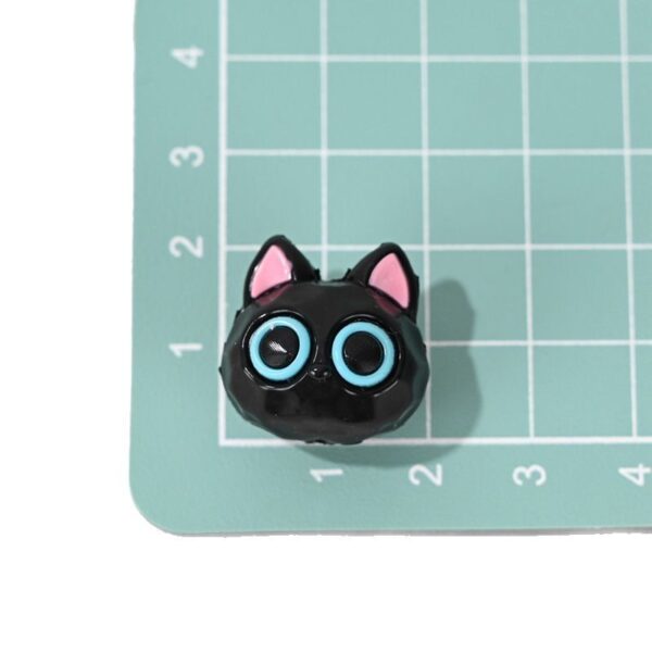 Wholesale Cartoon cat cute straight hole bead