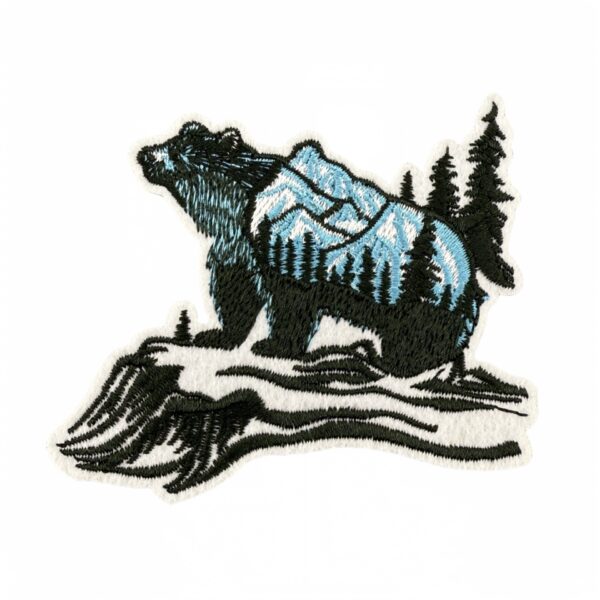 oly-012632b6e8610a0aebcccfb299c42a84 Wholesale Cross-Border Cartoon Animal Bear Cloth Patch Embroidery Landscape Embroidery Patch Accessories Clothing Accessories Hot Melt Glue Ready Stock