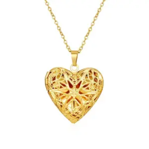 No. 4 Hollow Heart Gold MS-528D