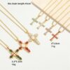 Wholesale Europe and the United States hot-selling niche personality cross design pendant clavicle chain all-match trend vintage necklace jewelry women