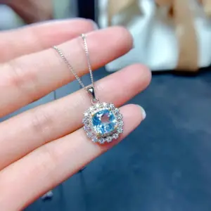 Sea Blue Pendant [without Chain]]